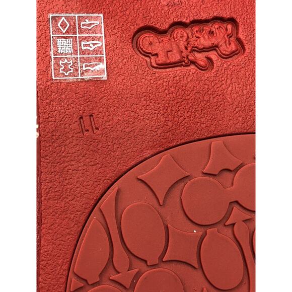 Disney X Coach Mickey & Minnie Slides Women Elec Red Size 11 Disney's 50th New - Picture 5 of 7